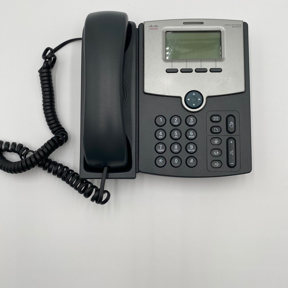 Cisco SPA502G 1-Line IP Phone PoE PC Port‎ Gray Black Business Office VoIP Desk
